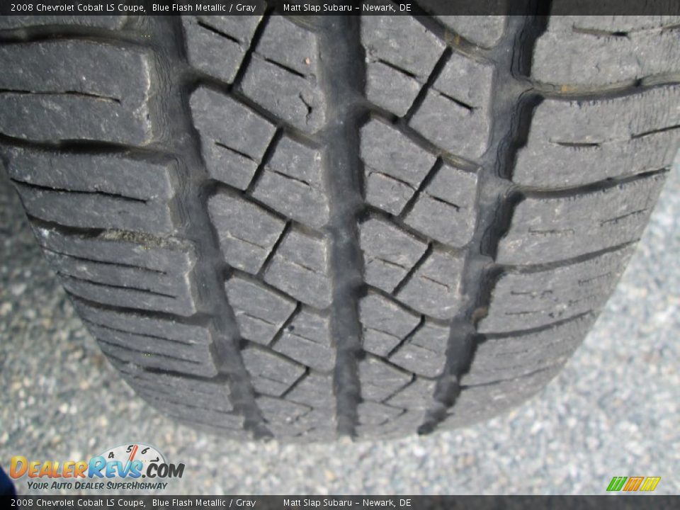 2008 Chevrolet Cobalt LS Coupe Blue Flash Metallic / Gray Photo #18