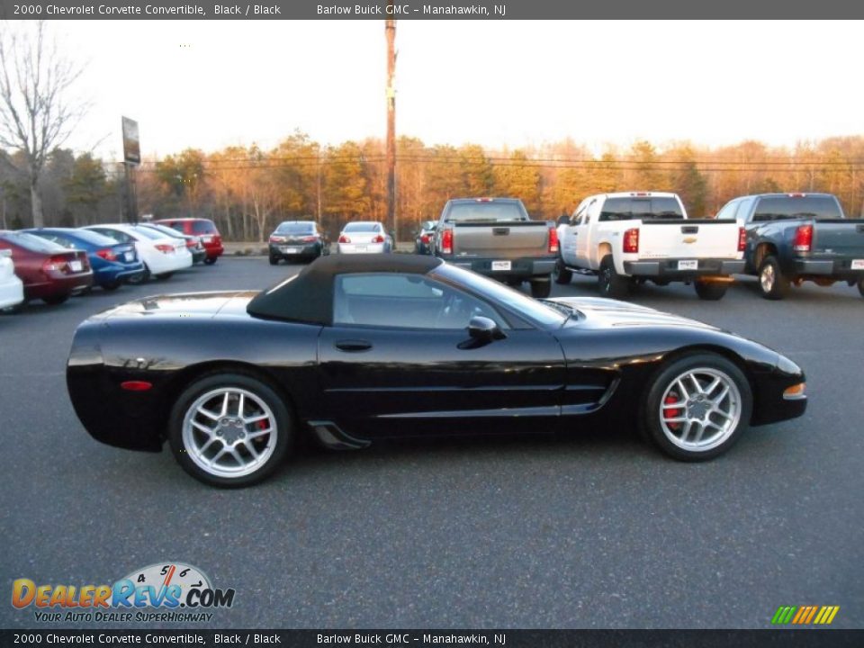 2000 Chevrolet Corvette Convertible Black / Black Photo #6