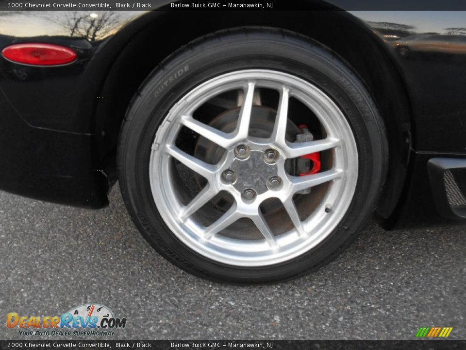 2000 Chevrolet Corvette Convertible Black / Black Photo #7