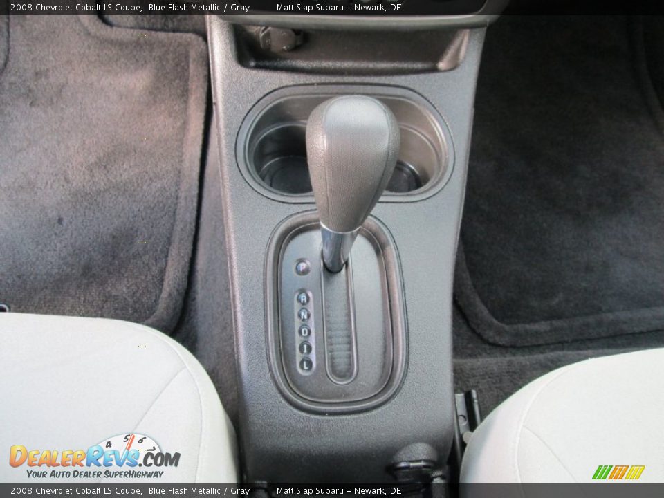 2008 Chevrolet Cobalt LS Coupe Blue Flash Metallic / Gray Photo #21