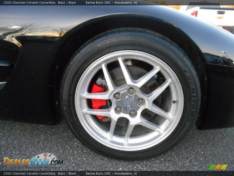 2000 Chevrolet Corvette Convertible Black / Black Photo #8