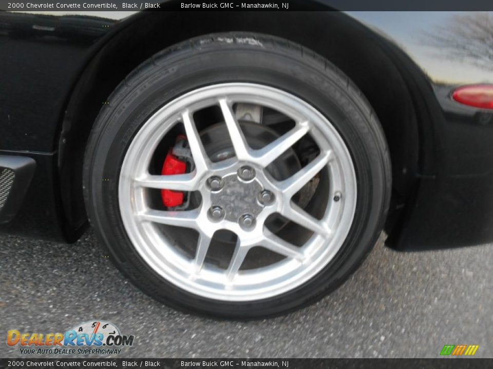 2000 Chevrolet Corvette Convertible Black / Black Photo #10