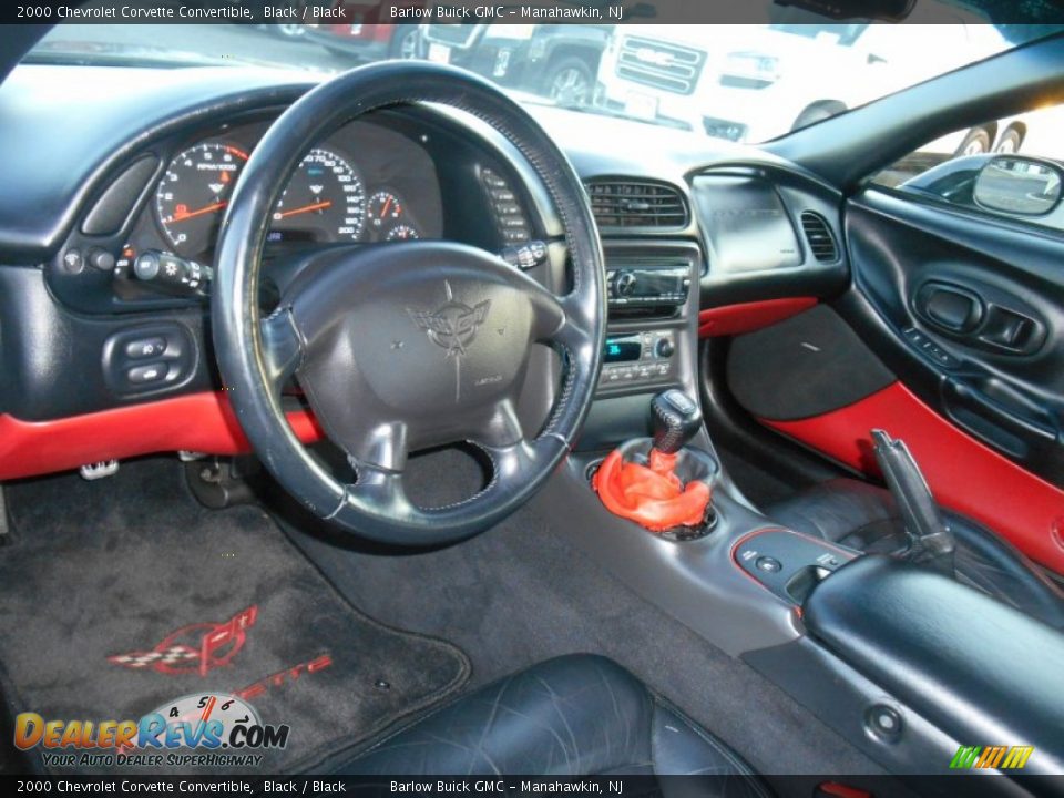 2000 Chevrolet Corvette Convertible Black / Black Photo #15