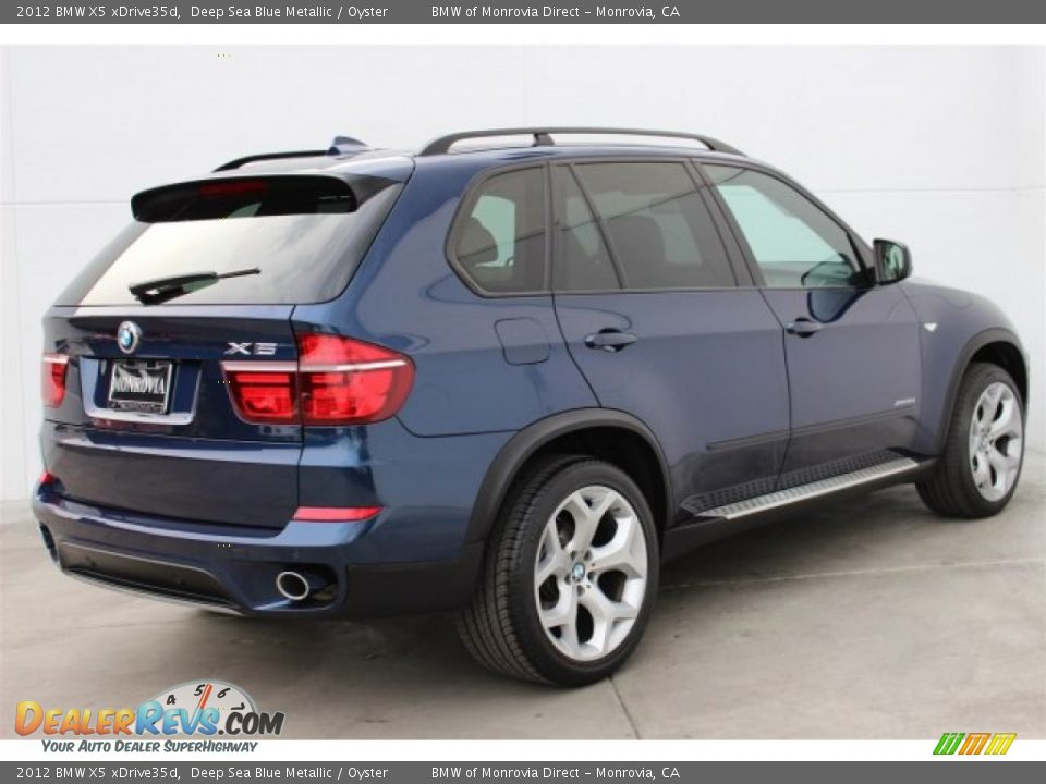 2012 BMW X5 xDrive35d Deep Sea Blue Metallic / Oyster Photo #4