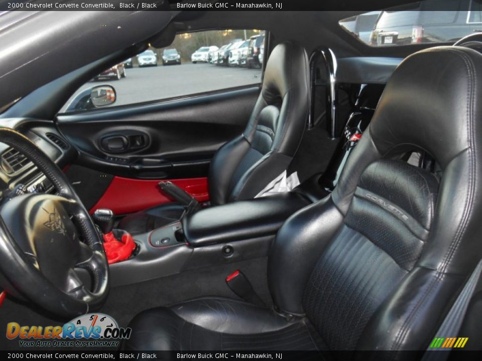 2000 Chevrolet Corvette Convertible Black / Black Photo #16
