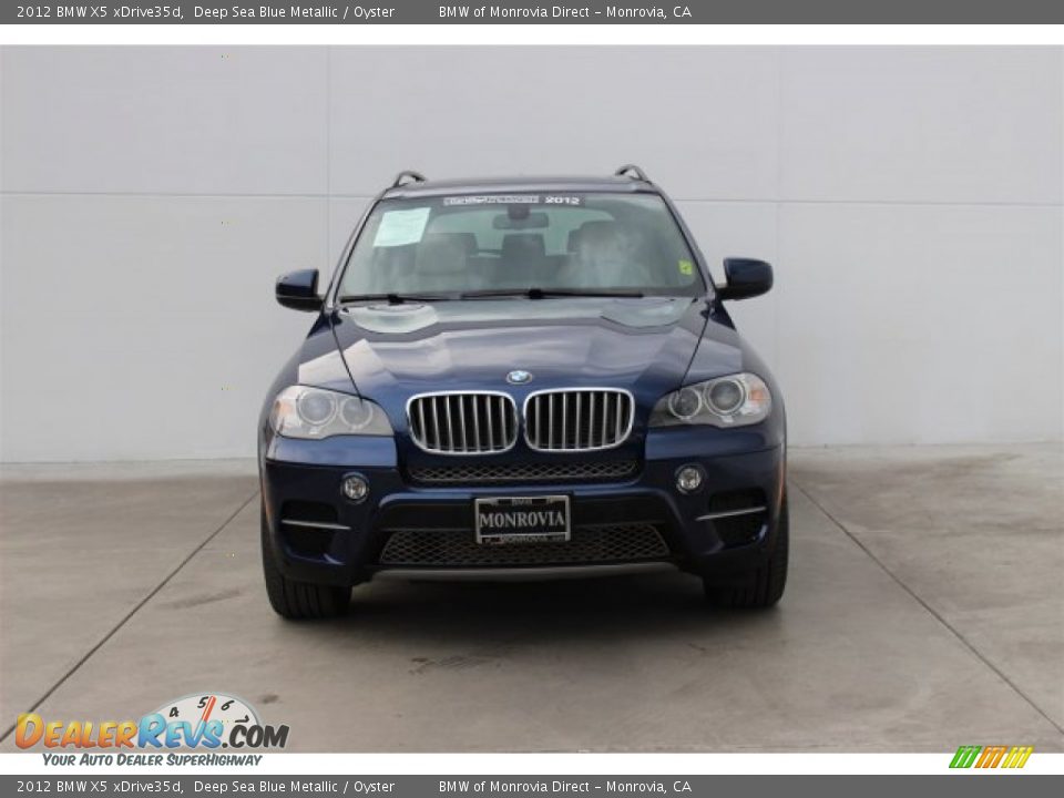 2012 BMW X5 xDrive35d Deep Sea Blue Metallic / Oyster Photo #7
