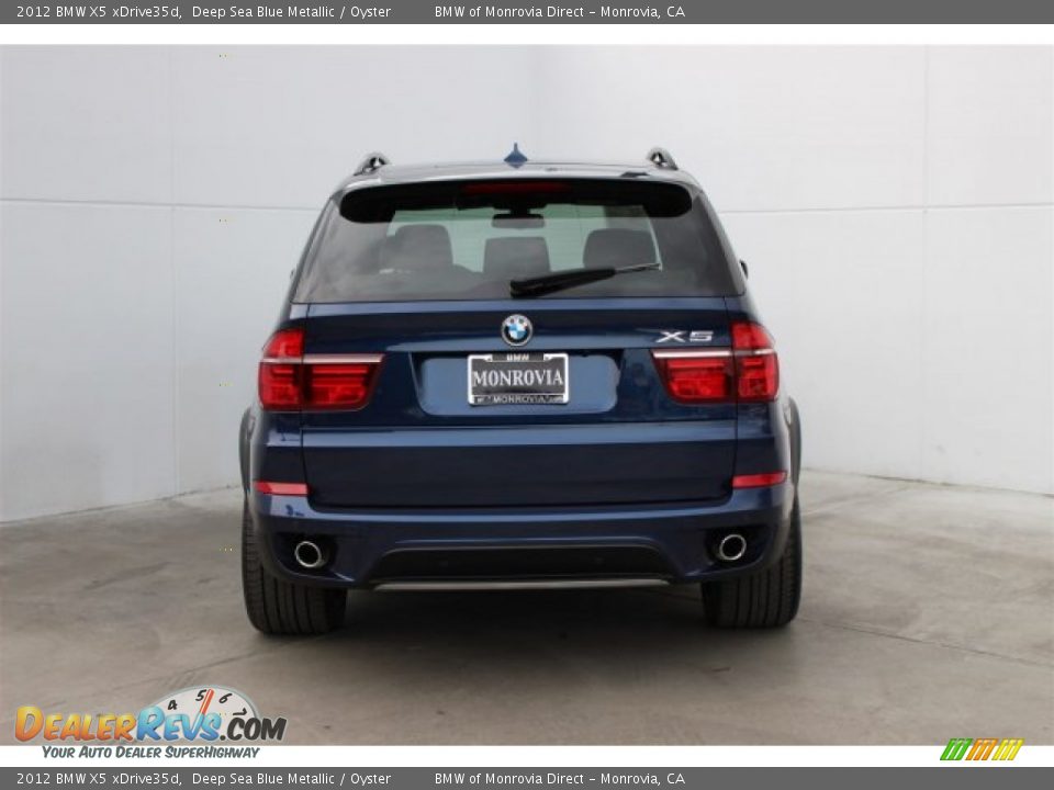 2012 BMW X5 xDrive35d Deep Sea Blue Metallic / Oyster Photo #8