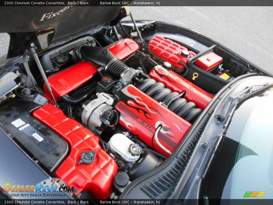 2000 Chevrolet Corvette Convertible Black / Black Photo #22