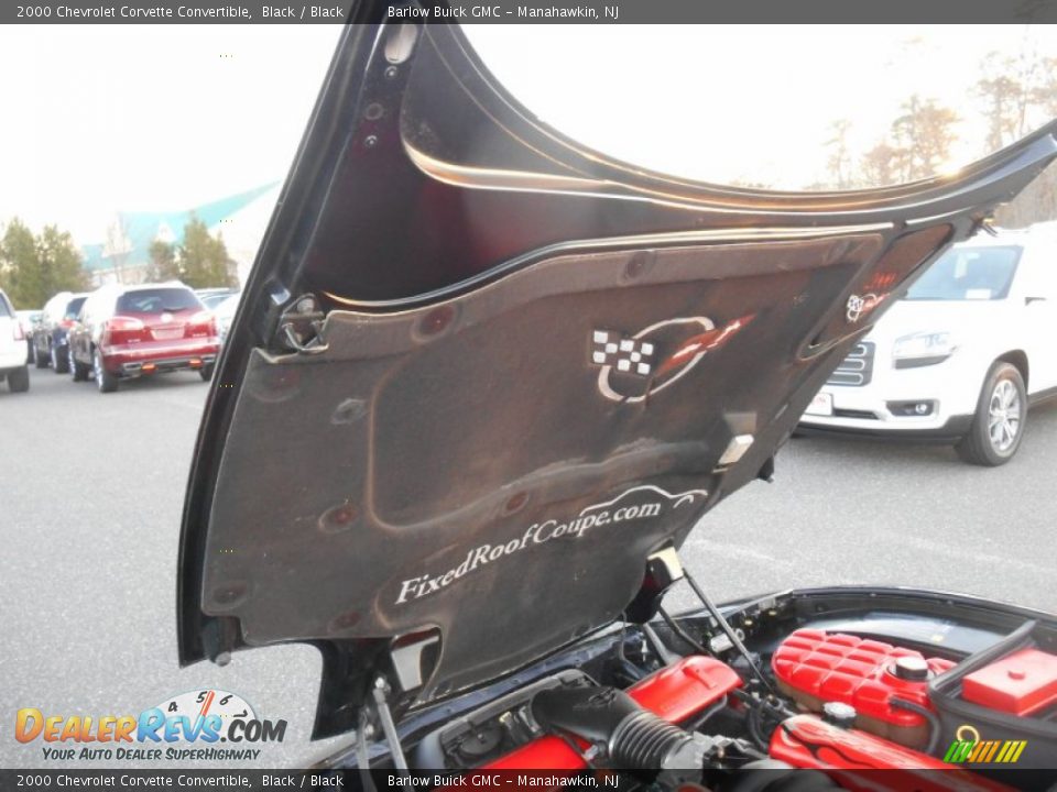 2000 Chevrolet Corvette Convertible Black / Black Photo #23