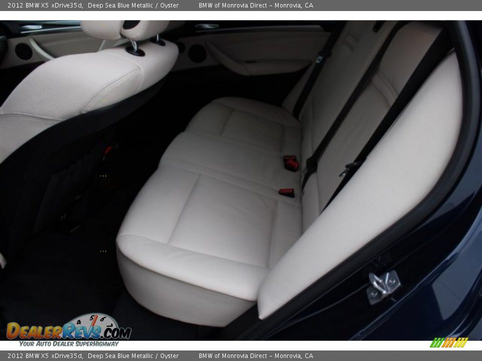 2012 BMW X5 xDrive35d Deep Sea Blue Metallic / Oyster Photo #14