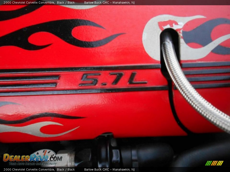 2000 Chevrolet Corvette Convertible Black / Black Photo #24