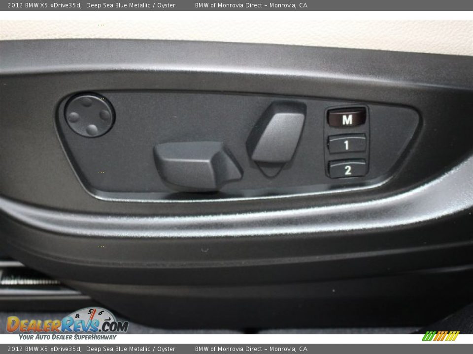 2012 BMW X5 xDrive35d Deep Sea Blue Metallic / Oyster Photo #15