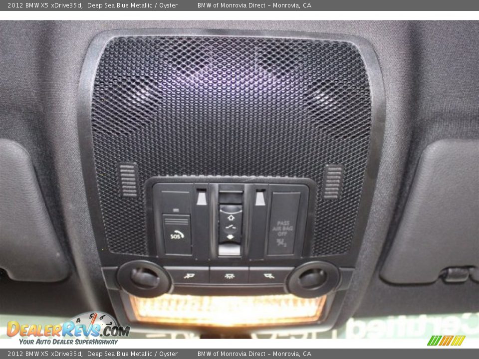 2012 BMW X5 xDrive35d Deep Sea Blue Metallic / Oyster Photo #22