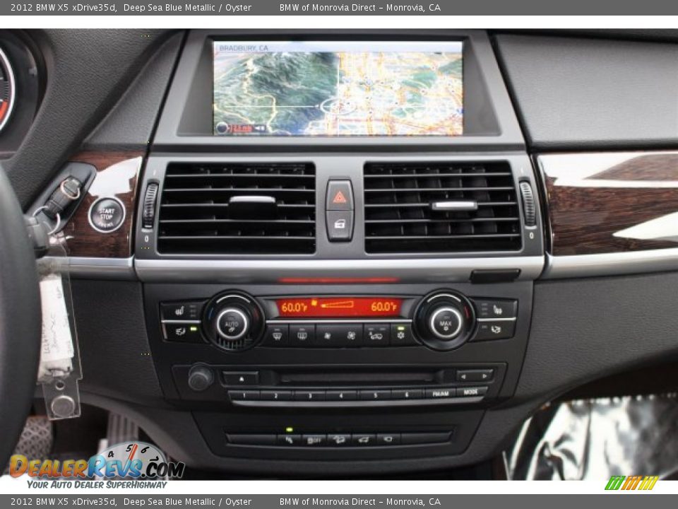 2012 BMW X5 xDrive35d Deep Sea Blue Metallic / Oyster Photo #23