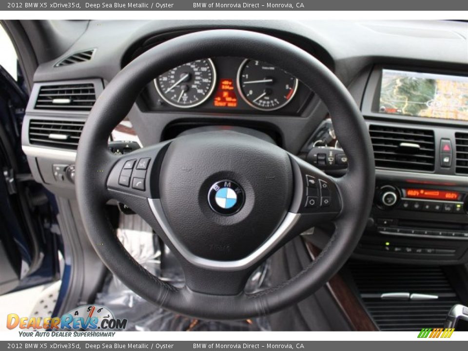 2012 BMW X5 xDrive35d Deep Sea Blue Metallic / Oyster Photo #25