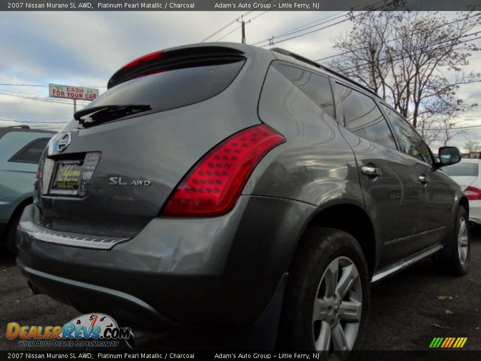 2007 Nissan Murano SL AWD Platinum Pearl Matallic / Charcoal Photo #4