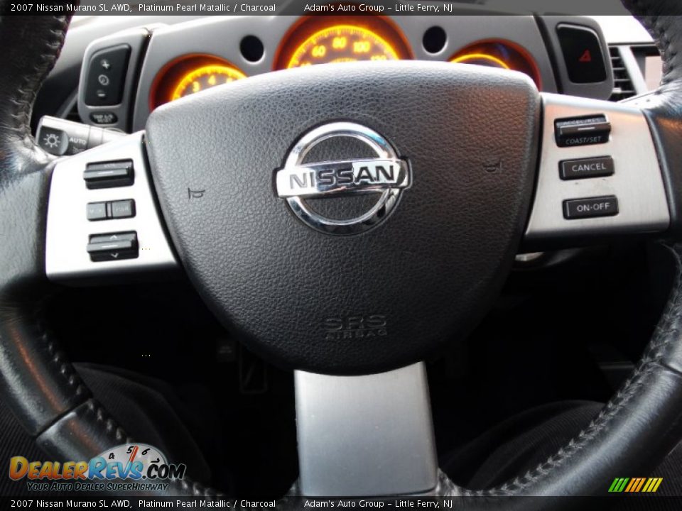 2007 Nissan Murano SL AWD Platinum Pearl Matallic / Charcoal Photo #8