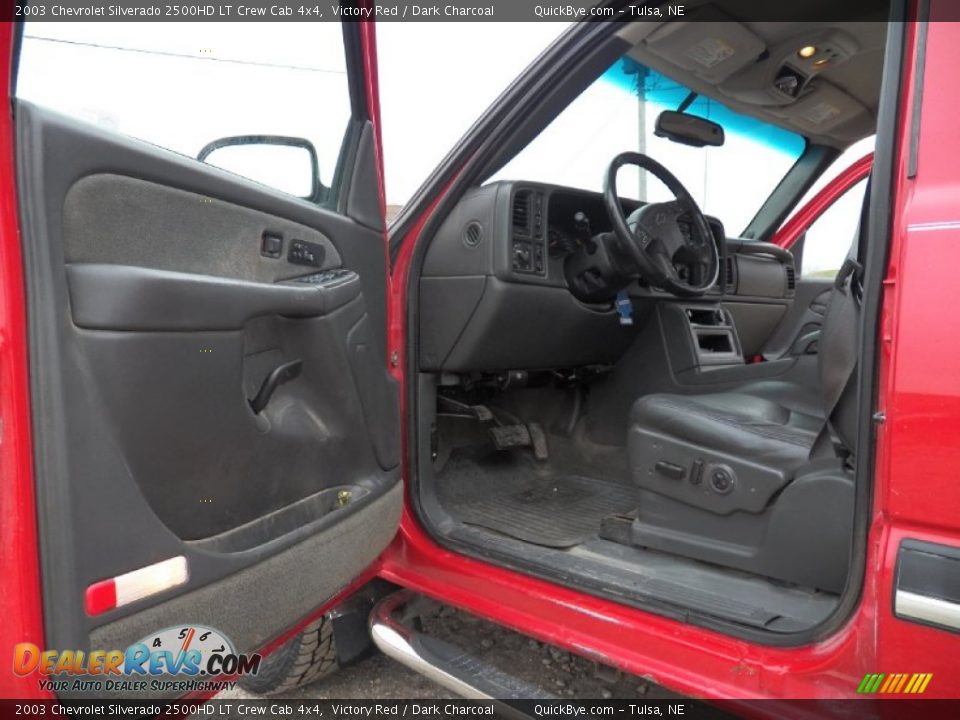2003 Chevrolet Silverado 2500HD LT Crew Cab 4x4 Victory Red / Dark Charcoal Photo #4