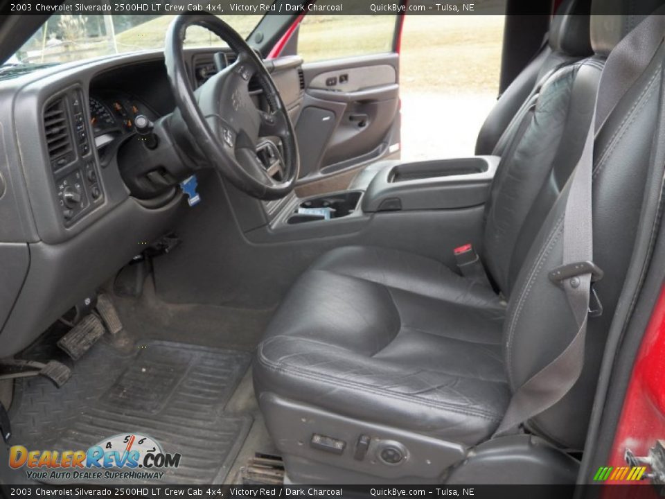 2003 Chevrolet Silverado 2500HD LT Crew Cab 4x4 Victory Red / Dark Charcoal Photo #5