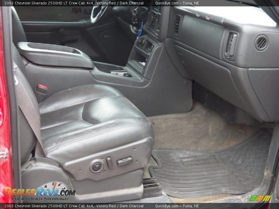 2003 Chevrolet Silverado 2500HD LT Crew Cab 4x4 Victory Red / Dark Charcoal Photo #8