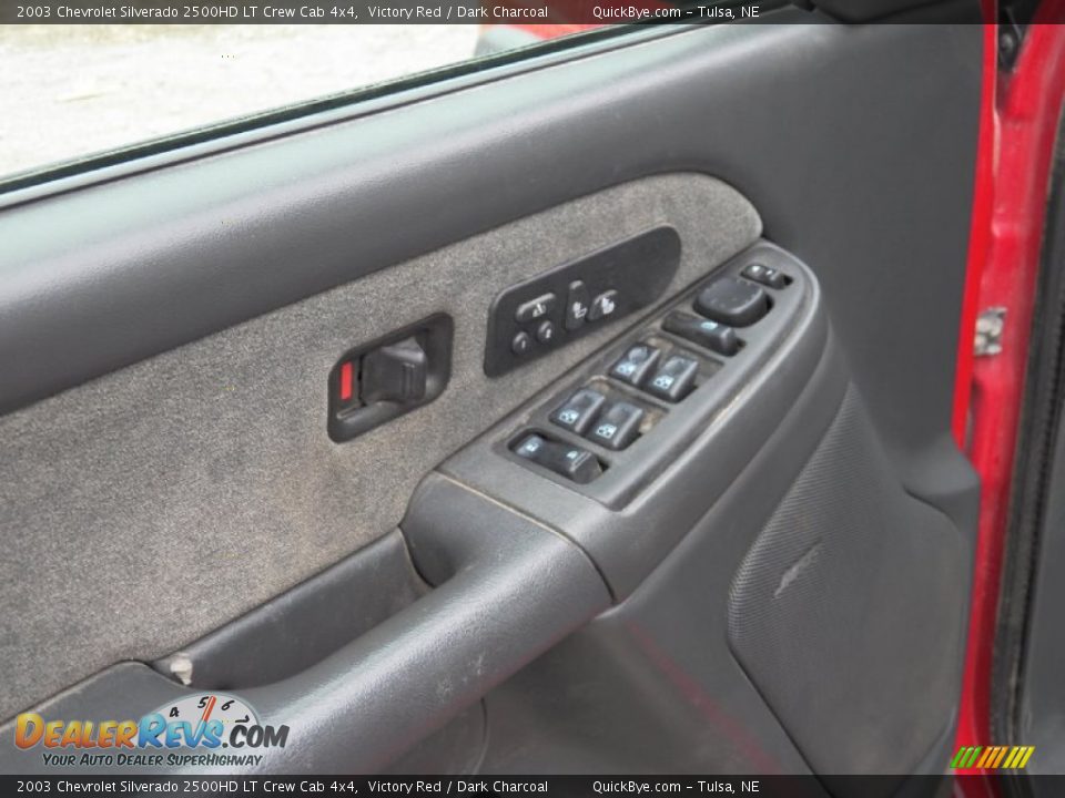 2003 Chevrolet Silverado 2500HD LT Crew Cab 4x4 Victory Red / Dark Charcoal Photo #11