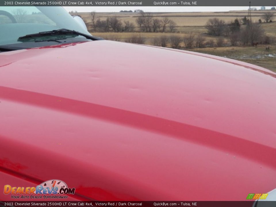 2003 Chevrolet Silverado 2500HD LT Crew Cab 4x4 Victory Red / Dark Charcoal Photo #20