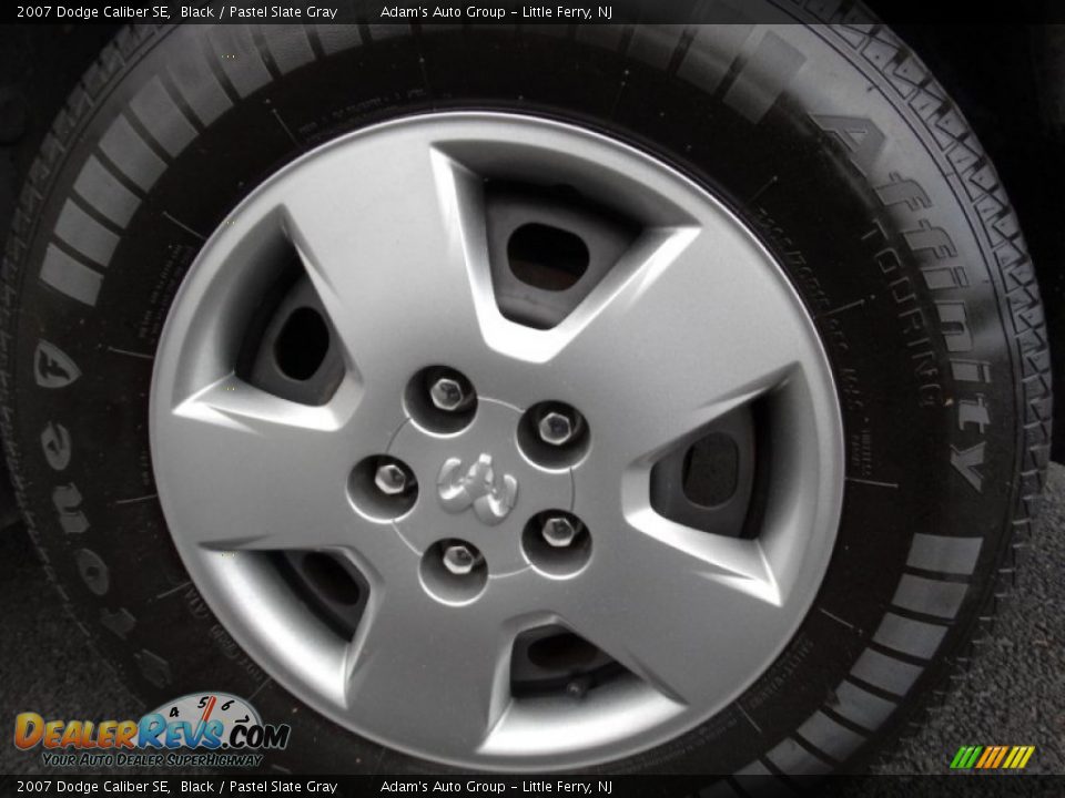 2007 Dodge Caliber SE Black / Pastel Slate Gray Photo #23