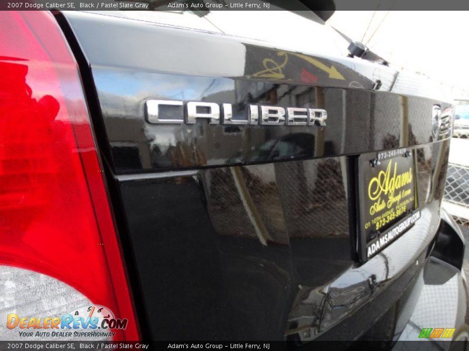 2007 Dodge Caliber SE Black / Pastel Slate Gray Photo #25