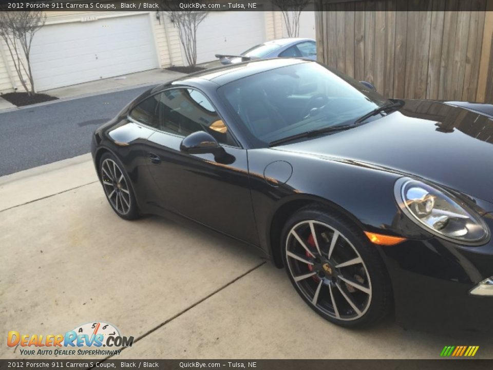 2012 Porsche 911 Carrera S Coupe Black / Black Photo #3