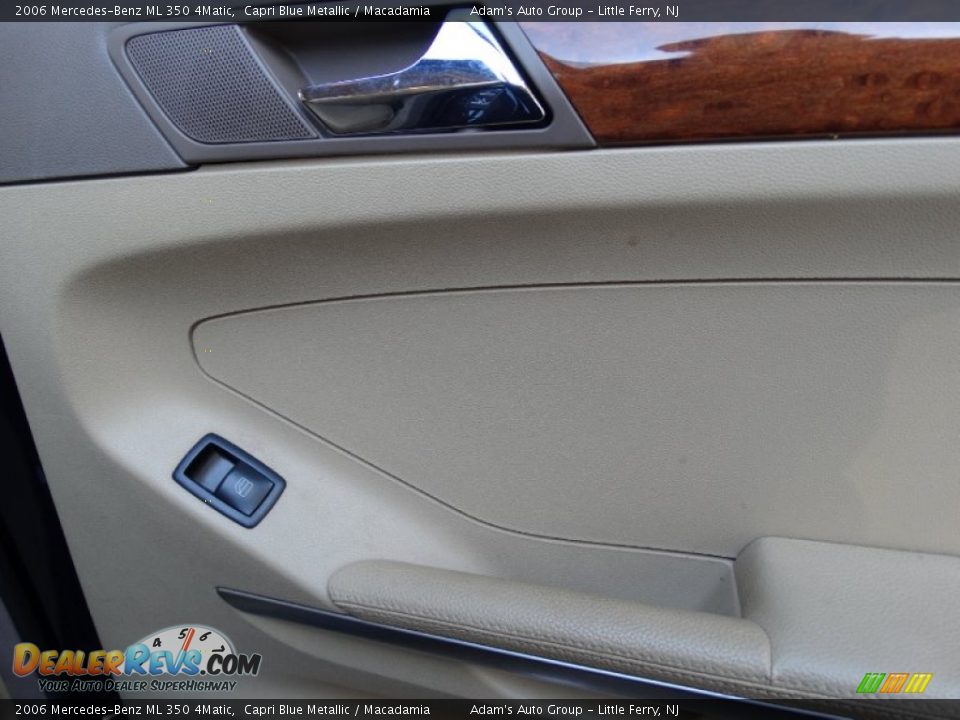 2006 Mercedes-Benz ML 350 4Matic Capri Blue Metallic / Macadamia Photo #16