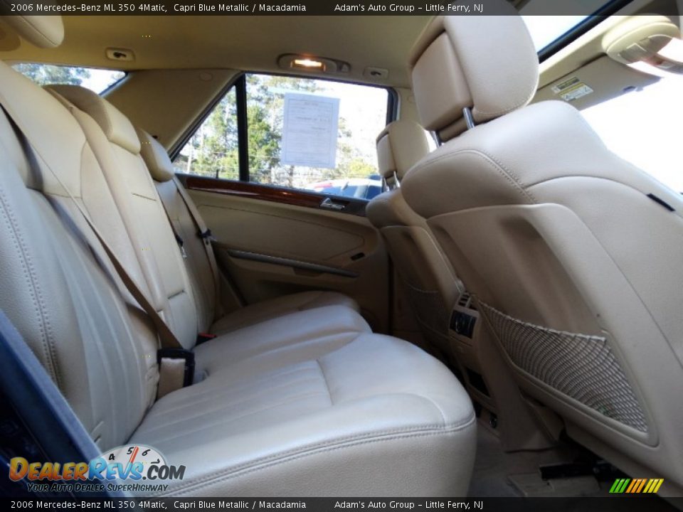 2006 Mercedes-Benz ML 350 4Matic Capri Blue Metallic / Macadamia Photo #17