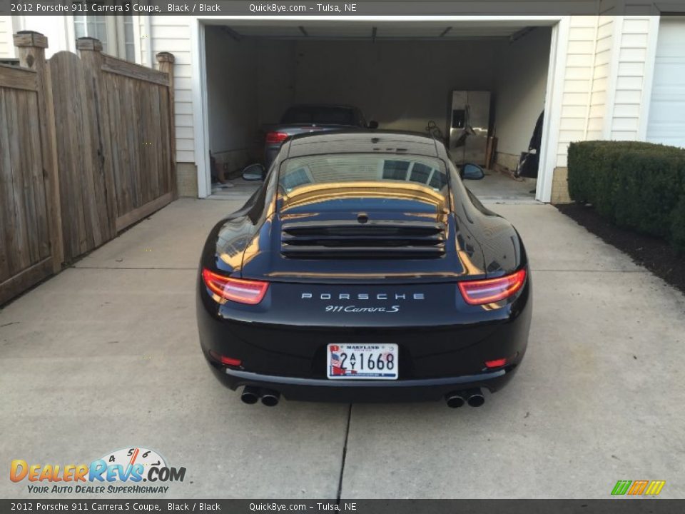 2012 Porsche 911 Carrera S Coupe Black / Black Photo #9