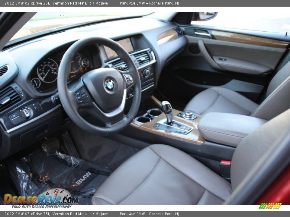 Mojave Interior - 2012 BMW X3 xDrive 35i Photo #11