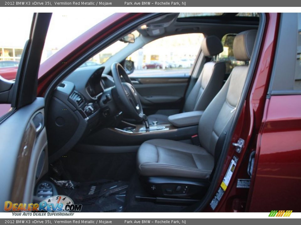 2012 BMW X3 xDrive 35i Vermilion Red Metallic / Mojave Photo #12