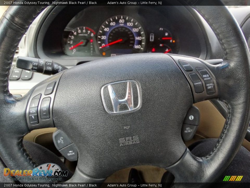 2007 Honda Odyssey Touring Nighthawk Black Pearl / Black Photo #8