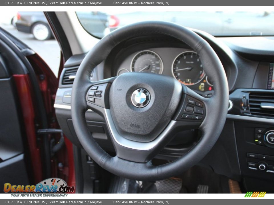 2012 BMW X3 xDrive 35i Vermilion Red Metallic / Mojave Photo #19