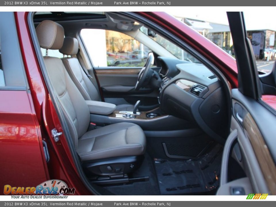 2012 BMW X3 xDrive 35i Vermilion Red Metallic / Mojave Photo #29