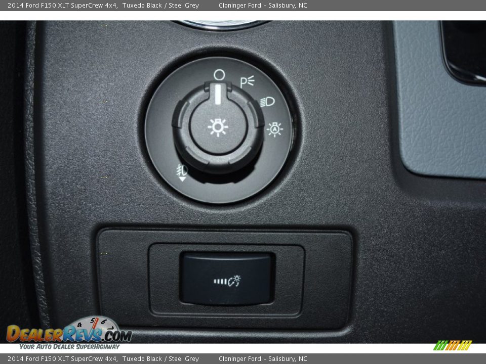 2014 Ford F150 XLT SuperCrew 4x4 Tuxedo Black / Steel Grey Photo #20