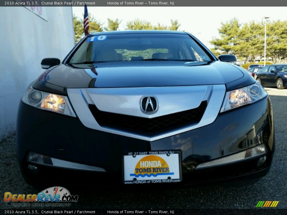 2010 Acura TL 3.5 Crystal Black Pearl / Parchment Photo #4