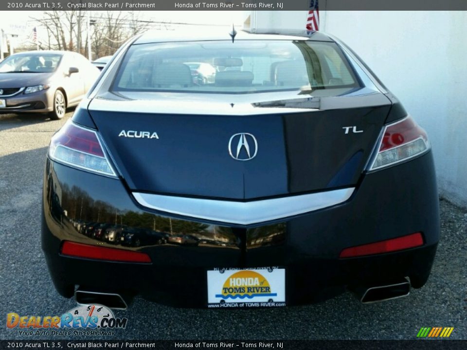 2010 Acura TL 3.5 Crystal Black Pearl / Parchment Photo #8