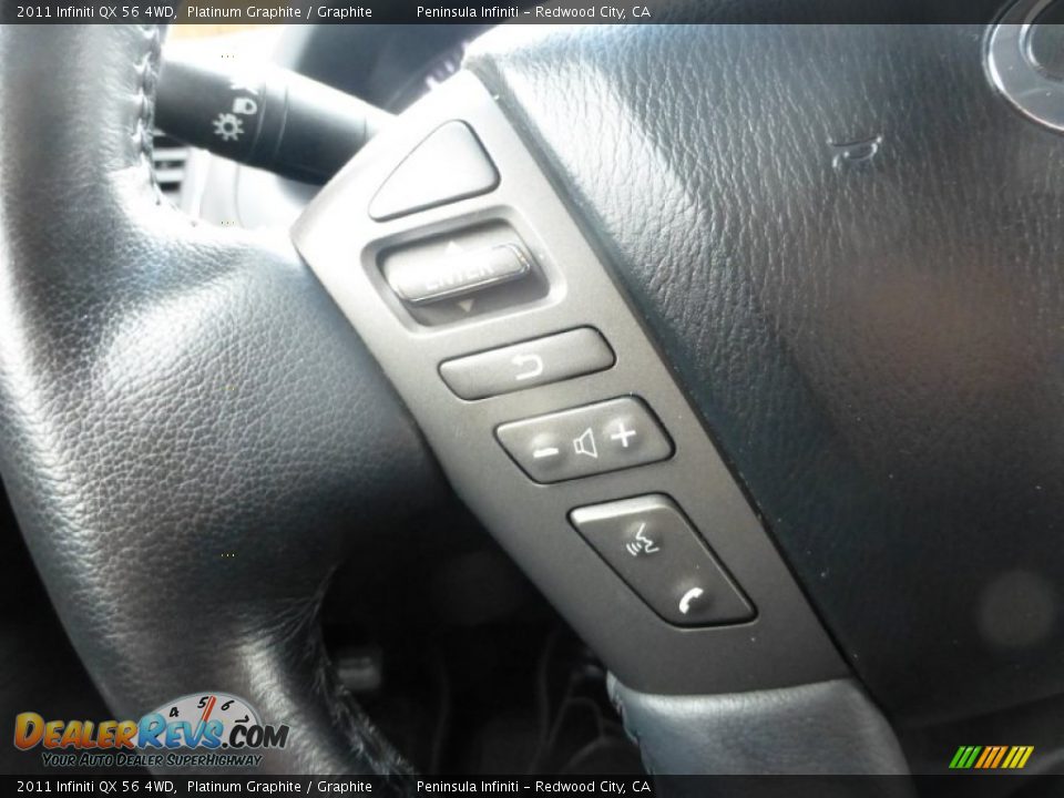 2011 Infiniti QX 56 4WD Platinum Graphite / Graphite Photo #33