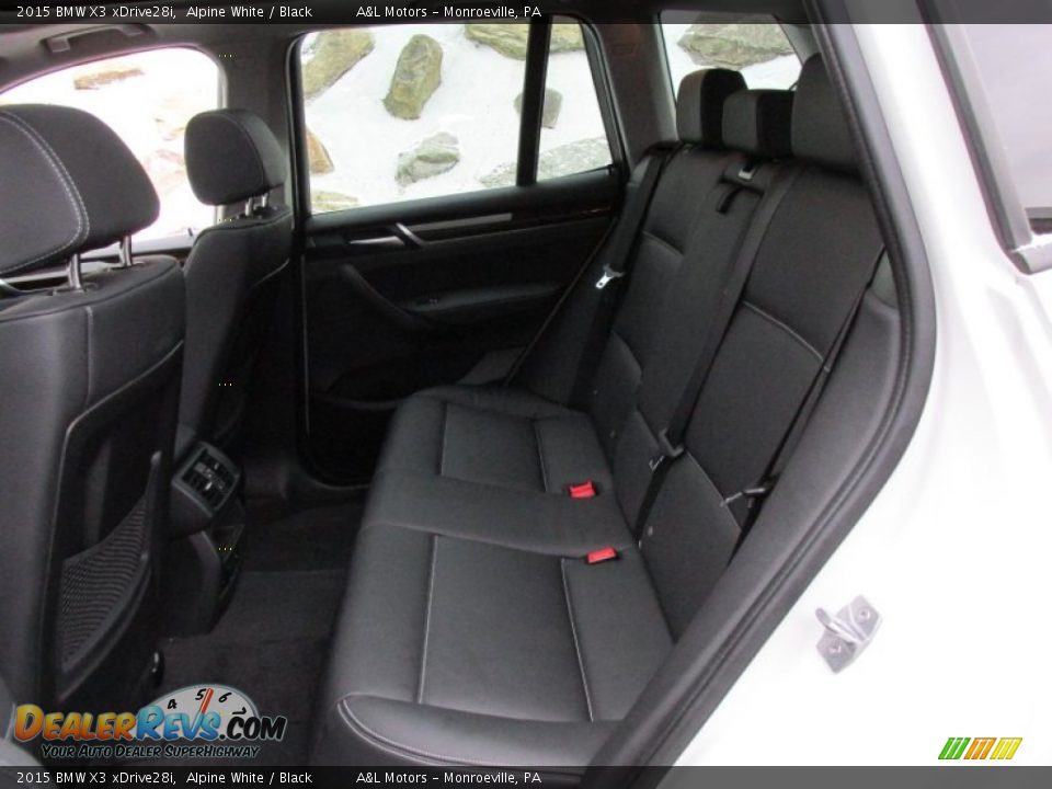 2015 BMW X3 xDrive28i Alpine White / Black Photo #13