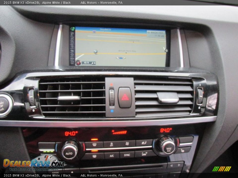 2015 BMW X3 xDrive28i Alpine White / Black Photo #16