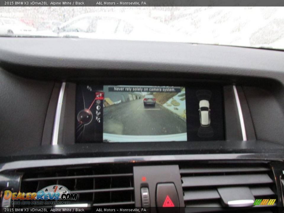 2015 BMW X3 xDrive28i Alpine White / Black Photo #17
