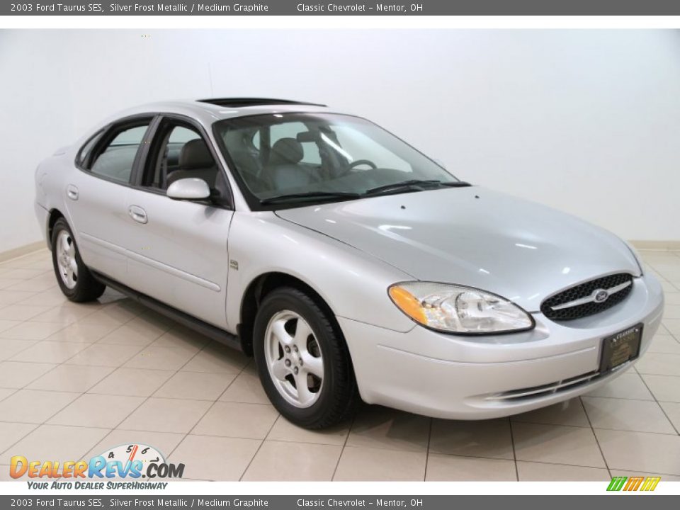 2003 Ford Taurus SES Silver Frost Metallic / Medium Graphite Photo #1