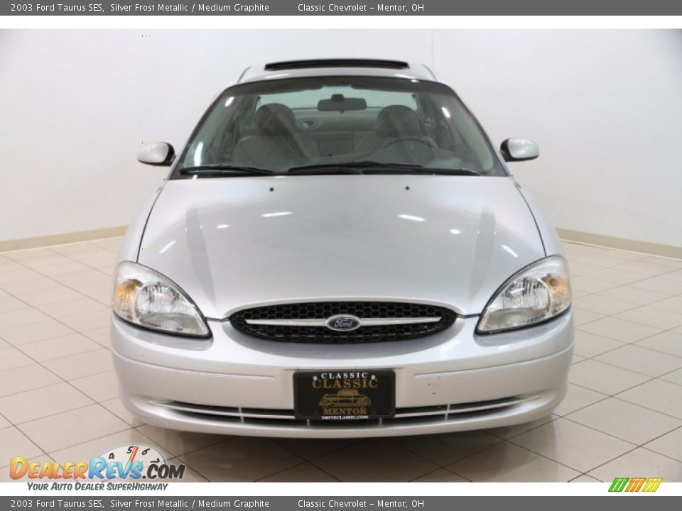 2003 Ford Taurus SES Silver Frost Metallic / Medium Graphite Photo #2