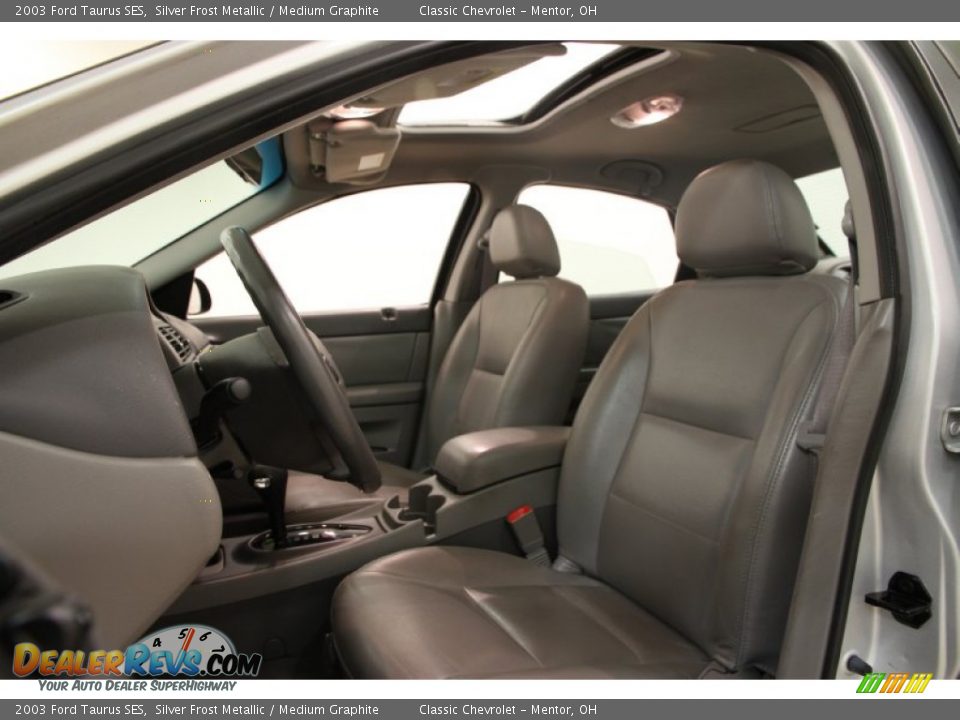2003 Ford Taurus SES Silver Frost Metallic / Medium Graphite Photo #5