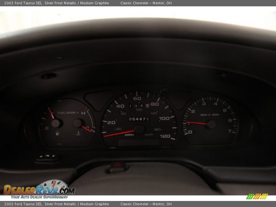 2003 Ford Taurus SES Silver Frost Metallic / Medium Graphite Photo #7