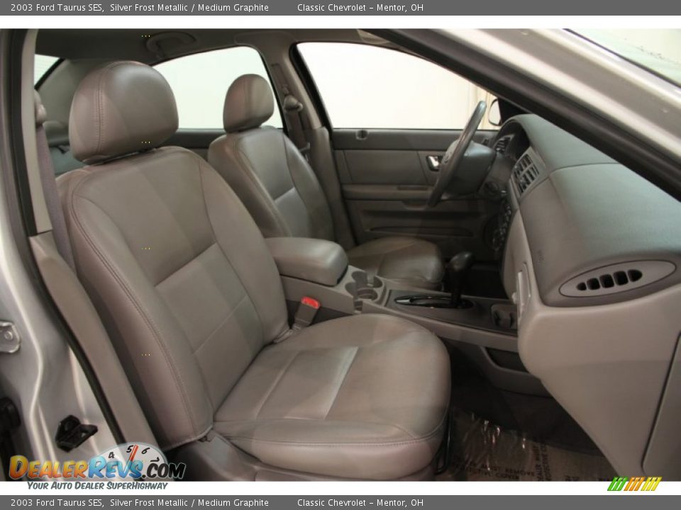 2003 Ford Taurus SES Silver Frost Metallic / Medium Graphite Photo #10