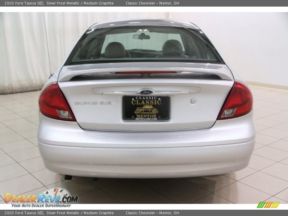 2003 Ford Taurus SES Silver Frost Metallic / Medium Graphite Photo #12